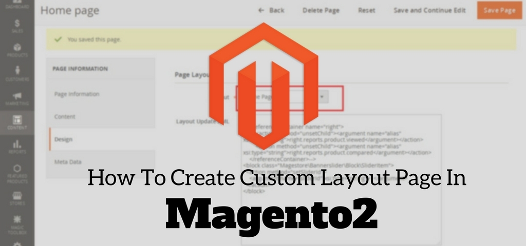 How To Create Custom Layout Page In Magento2