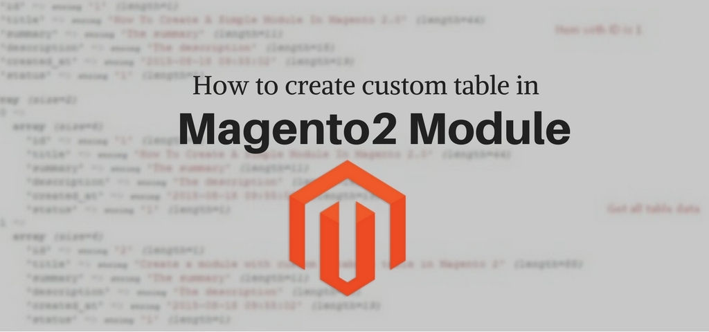 How to create custom table in magento2 module